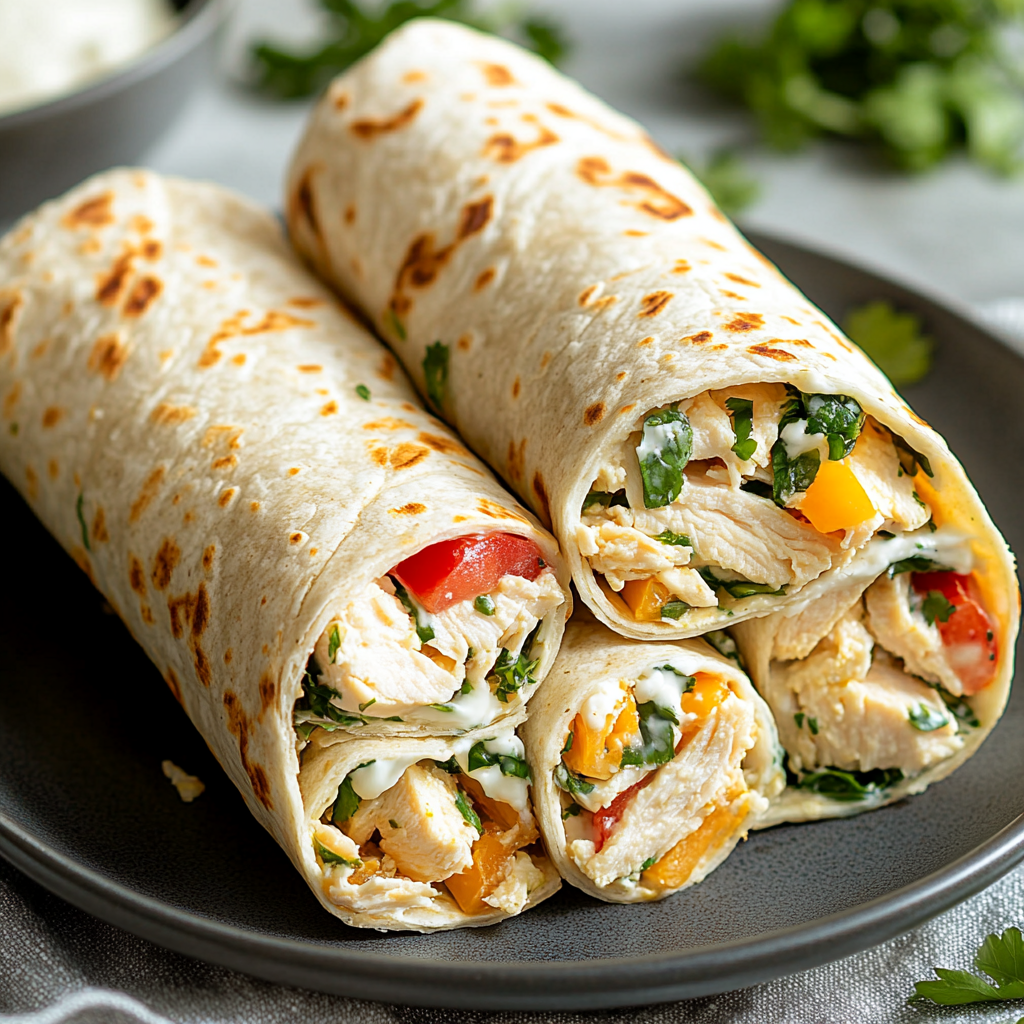 Chicken Ranch Wraps