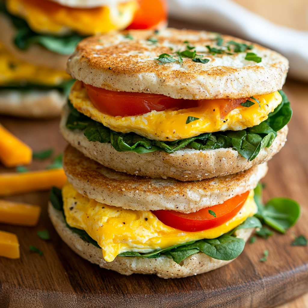 Healthy Make-Ahead Breakfast Sandwiches