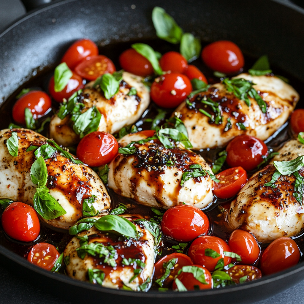 One Pan Balsamic Chicken