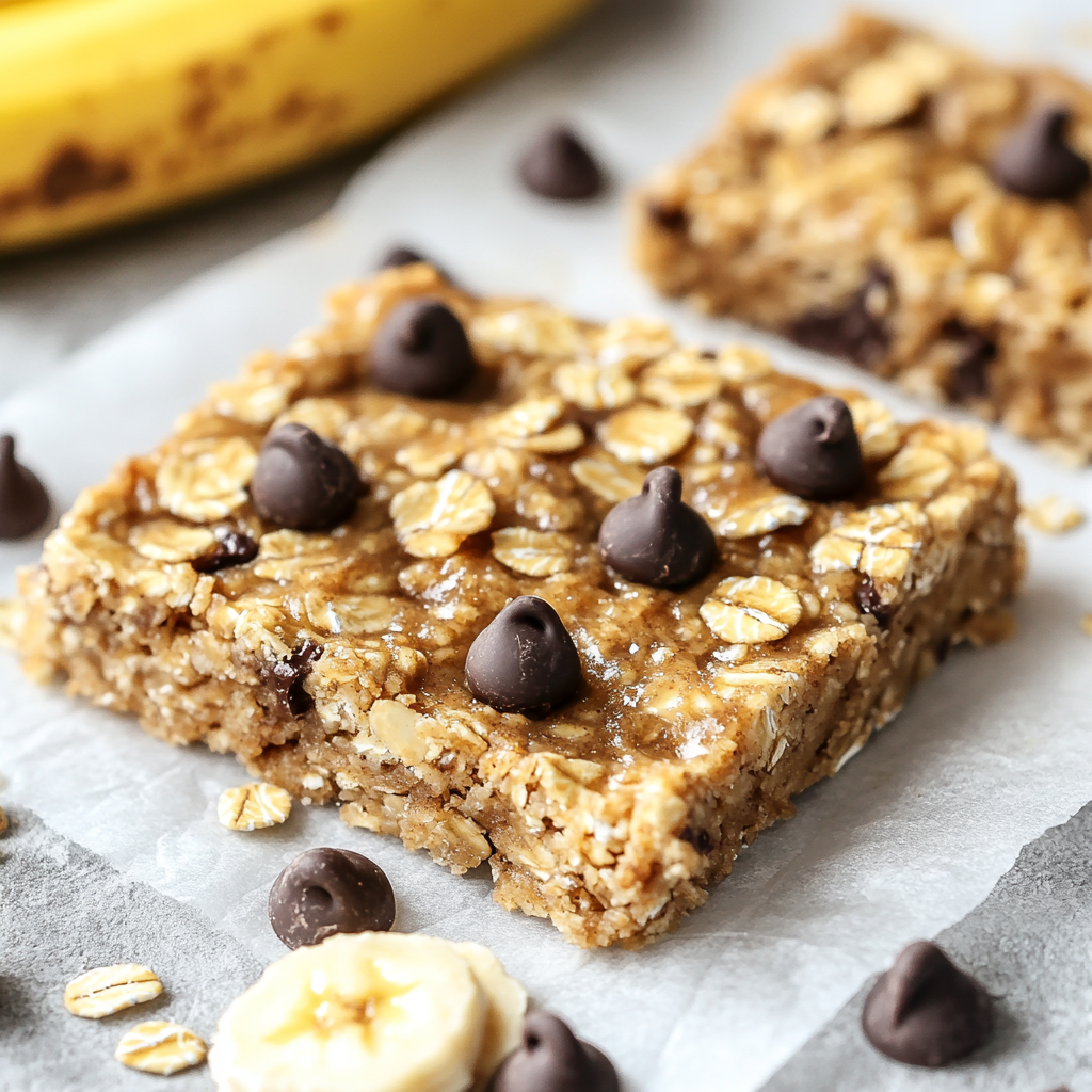 Banana Oatmeal Bars