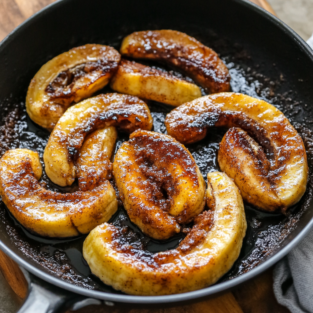 Pan-Fried Cinnamon Bananas