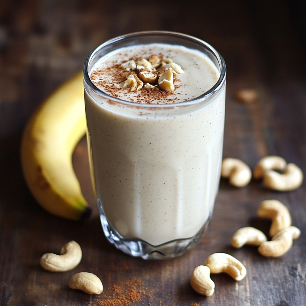 Cashew Banana Bliss Smoothie